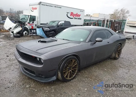 2016 Dodge Challenger 392 Hemi Scat Pack Shaker из США, поврежденный, VIN 2C3CDZFJ6GH117212